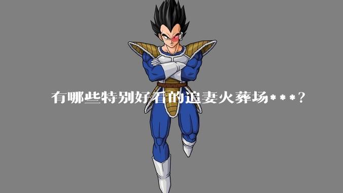 有哪些特别好看的追妻火葬场***？