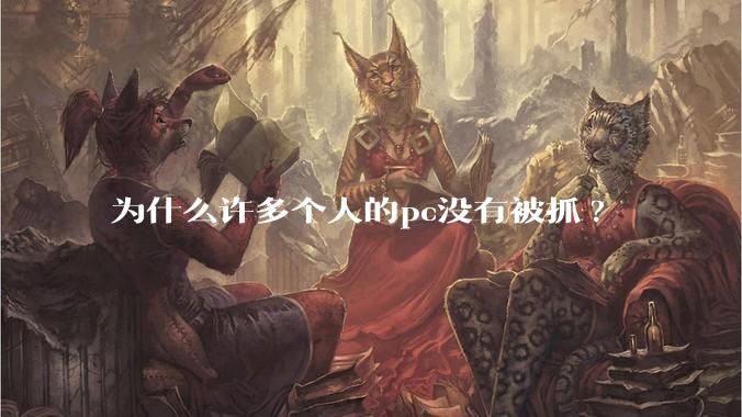 为什么许多个人的pc没有被抓?