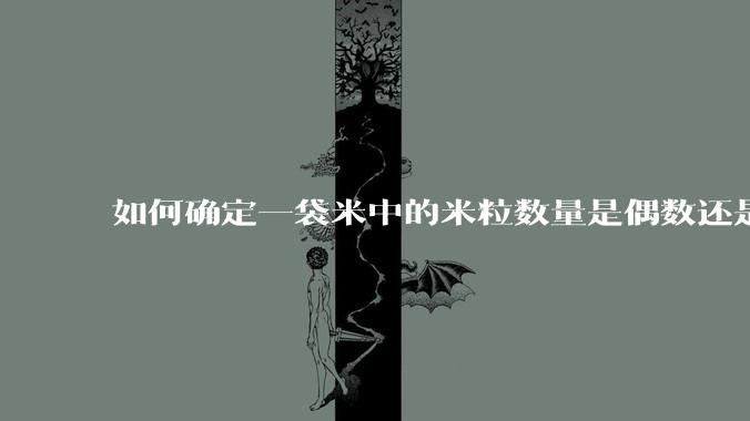 如何确定一袋米中的米粒数量是偶数还是奇数？